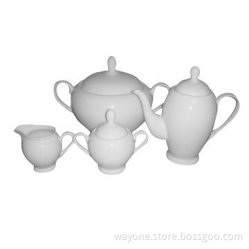 Porcelain Tea Set for Home and Hotel, Eco-friendly
